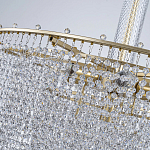 Люстра многоярусная с каскадами кристаллов Crystal Rains варинант исполнения - 8 | Loft Concept в Саратове