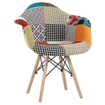 Стул с обивкой в стиле Patchwork варинант исполнения - 1 | Loft Concept в Саратове