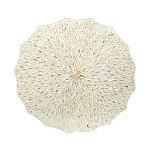 Стол кофейный с отделкой раковинами устриц Coastal Charm варинант исполнения - 3 | Loft Concept в Саратове