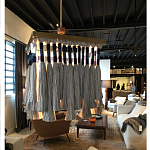 Люстра квадратная плетеная с бахромой Wicker Square Chandelier with Tassels варинант исполнения - 4 | Loft Concept в Саратове