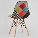 Стул с обивкой в технике пэчворк DSW варинант исполнения - 5 | Loft Concept в Саратове