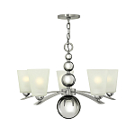Люстра с матовыми конусными плафонами и декоративными элементами в форме шаров Hinkley варинант исполнения - 10 | Loft Concept в Саратове