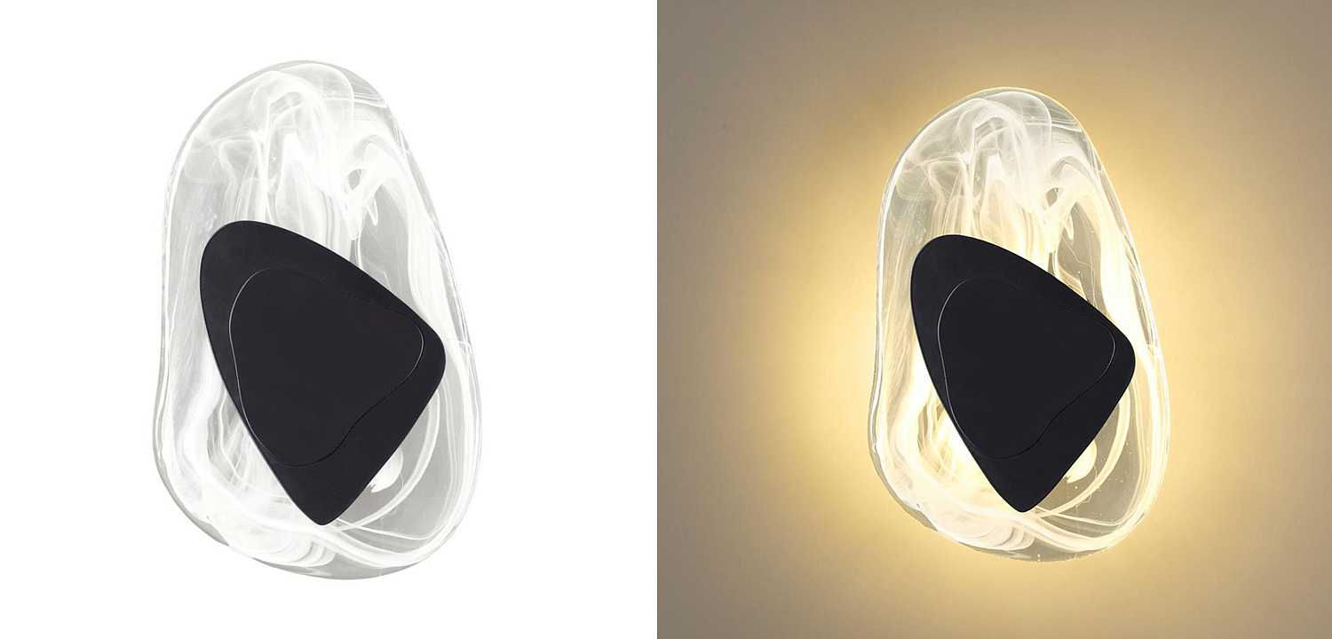 Бра Transparent Pebbles Sconces Black Бра Transparent Pebbles Sconces Black - Loft-Concept в Саратове