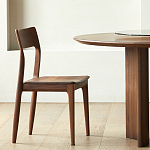 Стол обеденный круглый с двойной столешницей Walnut Wood Table варинант исполнения - 8 | Loft Concept в Саратове