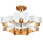 Люстра фигурная в сочетании белого и золотого цвета Shapes Inspired by Nature варинант исполнения - 2 | Loft Concept в Саратове