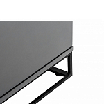 ТВ-тумба цвета графит с  2-мя дверцами и ящиком Strict Lines варинант исполнения - 5 | Loft Concept в Саратове