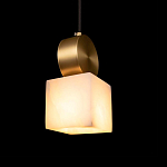 Подвесной светильник светодиодный с квадратным плафоном Stone Helios варинант исполнения - 2 | Loft Concept в Саратове