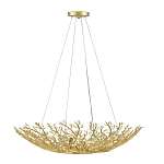 Люстра в форме золотой чаши из кораллов Coral Decor варинант исполнения - 2 | Loft Concept в Саратове