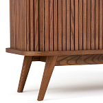 ТВ-тумба с двумя раздвижными дверцами Toinette Brown TV Stand варинант исполнения - 6 | Loft Concept в Саратове