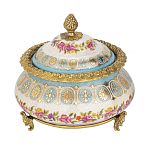 Шкатулка фарфоровая с цветочной росписью Eden Garden варинант исполнения - 1 | Loft Concept в Саратове