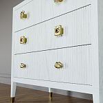 Бельевой Комод с 4 ящиками Elsa Dreams White варинант исполнения - 4 | Loft Concept в Саратове