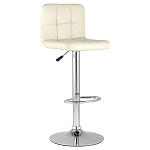 Барный стул с сиденьем молочного цвета Honory варинант исполнения - 1 | Loft Concept в Саратове