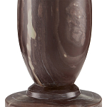 Настольная лампа из мрамора с тканевым абажуром Seductress варинант исполнения - 1 | Loft Concept в Саратове