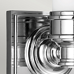 Бра для ванных комнат с матовым цилиндрическим плафоном на квадратном основании цвета хром Feiss варинант исполнения - 4 | Loft Concept в Саратове