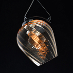 Подвесной светильник со стеклянном плафоном в форме бокала Kaleido варинант исполнения - 5 | Loft Concept в Саратове