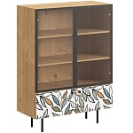 Витрина с изображением на дверцах Elise Cupboard варинант исполнения - 8 | Loft Concept в Саратове