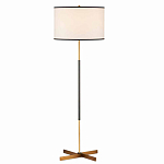 Торшер с тканевым абажуром в форме цилиндра Pinwheel Shape Base варинант исполнения - 1 | Loft Concept в Саратове