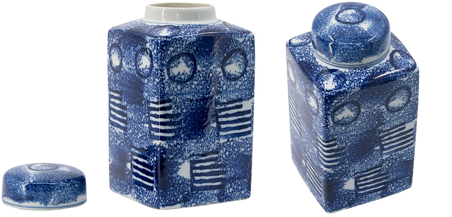 Ваза с крышкой Abstraction Vase square Ваза с крышкой Abstraction Vase square - Loft-Concept в Саратове