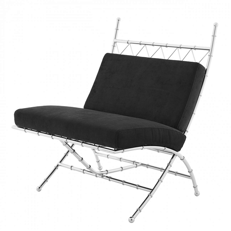 Кресло Eichholtz Folding Chair Ottanio Черный Нержавеющая сталь Кресло Eichholtz Folding Chair Ottanio Черный Нержавеющая сталь в Саратове | Loft Concept