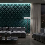 Гипсовая 3D панель с принтографией PM-17 варинант исполнения - 1 | Loft Concept в Саратове