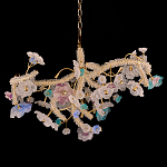 Люстра круглая с цветочным декором Miscellaneous herbs варинант исполнения - 1 | Loft Concept в Саратове