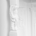 Встраиваемый в стену гипсовый светильник под покраску с колоннами и арками в античном стиле Antiquity Athena варинант исполнения - 12 | Loft Concept в Саратове