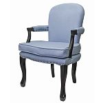 Кресло Aubrey Classical Armchair blue flax варинант исполнения - 3 | Loft Concept в Саратове