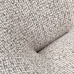 Кресло вращающееся круглой формы из серого шенилла Favorite Vacation Place варинант исполнения - 1 | Loft Concept в Саратове