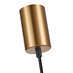 Подвесной светильник со стеклянным плафоном янтарного цвета Prestige варинант исполнения - 5 | Loft Concept в Саратове