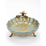 Блюдо фарфоровое Птица на ветке Flora варинант исполнения - 3 | Loft Concept в Саратове