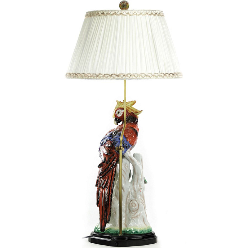Настольная лампа Green Red Lamp Белый Красный Настольная лампа Green Red Lamp Белый Красный в Саратове | Loft Concept