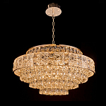 Люстра хрустальная в неоклассическом стиле на золотистом каркасе Majesty варинант исполнения - 7 | Loft Concept в Саратове