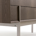 Шкаф из серого дуба Sawada Gray Oak Cabinet варинант исполнения - 6 | Loft Concept в Саратове