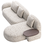 Модульный Диван Orus с кушеткой и столиком варинант исполнения - 3 | Loft Concept в Саратове