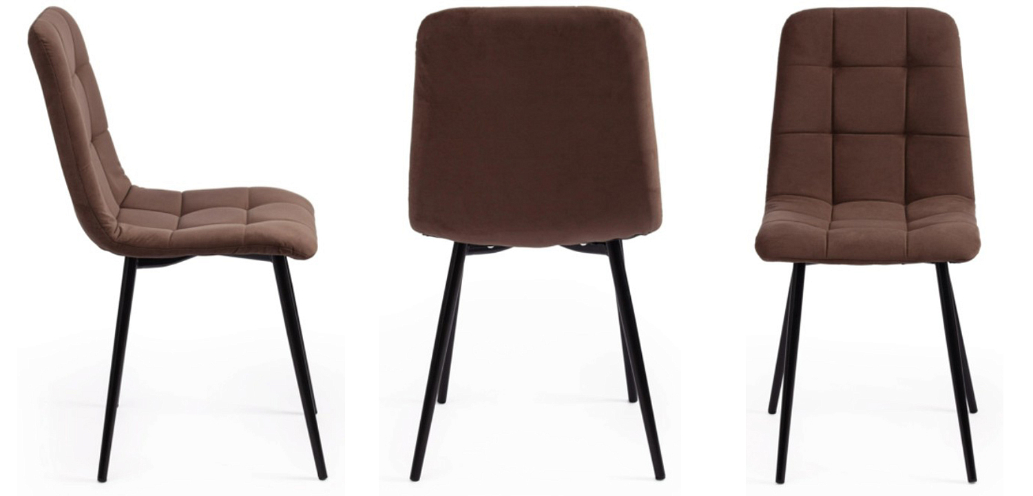 Стул Nancy Velour Brown Chair Стул Nancy Velour Brown Chair - Loft-Concept в Саратове