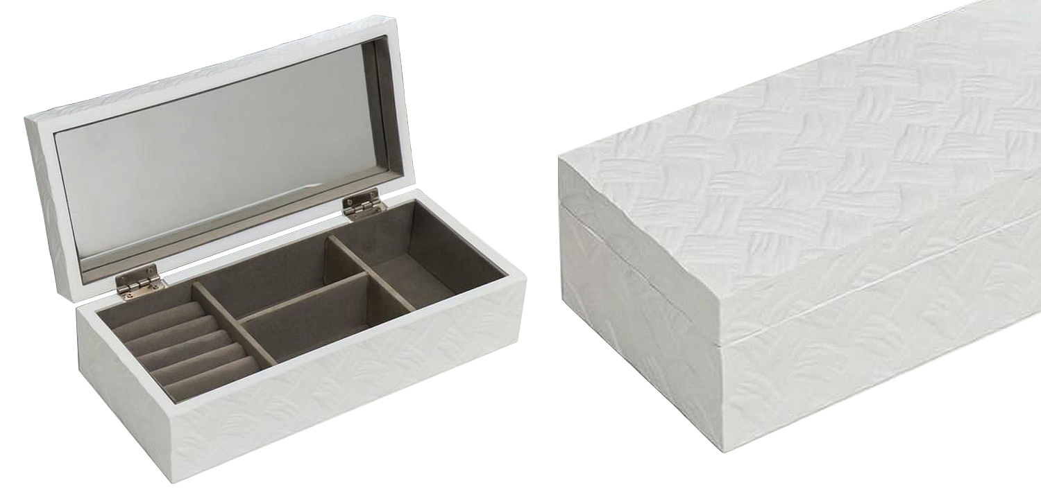 Шкатулка Weawing Wood White Box Шкатулка Weawing Wood White Box - Loft-Concept в Саратове