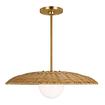 Люстра круглая из ротанга Long Lasting Chandelier варинант исполнения - 1 | Loft Concept в Саратове