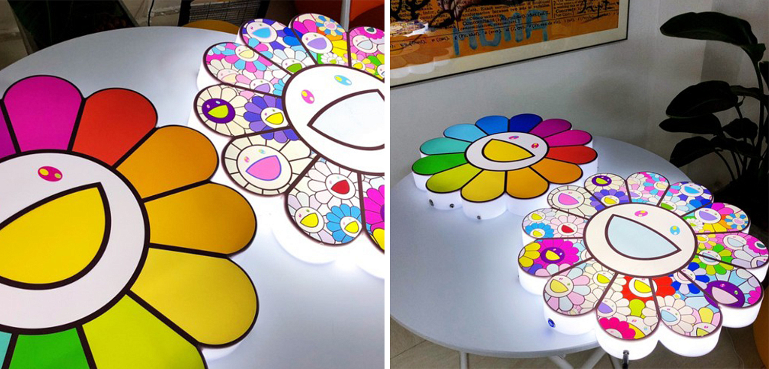 Светильник разноцветный подсолнух Takashi Murakami 2 Светильник разноцветный подсолнух Takashi Murakami 2 - Loft-Concept в Саратове