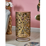 Столик приставной с цветочной резной фактурой Madagascar варинант исполнения - 3 | Loft Concept в Саратове