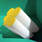 Настольная дизайнерская лампа Poltronova Passiflora Yellow Table Lamp варинант исполнения - 6 | Loft Concept в Саратове