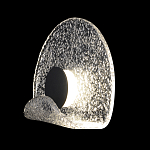 Бра из текстурированного прозрачного стекла с изогнутым краем Textured Glass  варинант исполнения - 1 | Loft Concept в Саратове