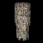 Бра с каскадом из прозрачного хрусталя и корпусом из металла цвета хром Constant Sparks варинант исполнения - 5 | Loft Concept в Саратове