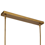 Люстра линейная полукруглой формы Wooden Horseshoe варинант исполнения - 5 | Loft Concept в Саратове