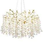 Люстра с круглыми хрустальными подвесками Fairytree Gold Crystal Branches Chandelier 10 варинант исполнения - 1 | Loft Concept в Саратове