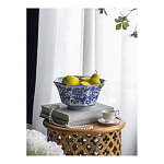 Чаша белая с синим цветочным узором Chino Dishes варинант исполнения - 2 | Loft Concept в Саратове