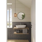 Зеркало круглое с асимметрией Light Reflection варинант исполнения - 2 | Loft Concept в Саратове