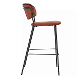 Стул барный с широкой полукруглой спинкой Chair Smooth Shapes варинант исполнения - 2 | Loft Concept в Саратове