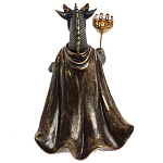 Подсвечник в виде дракона Dragon candlestick Brown Gold варинант исполнения - 3 | Loft Concept в Саратове
