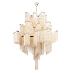 Люстра металлическая Rain of metal варинант исполнения - 3 | Loft Concept в Саратове