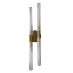 Бра с двумя цилиндрическими матовыми плафонами на круглом основании Delta Light варинант исполнения - 1 | Loft Concept в Саратове